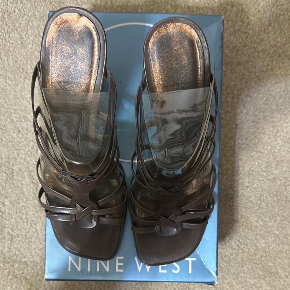 Nine West Brown Women's Sandals